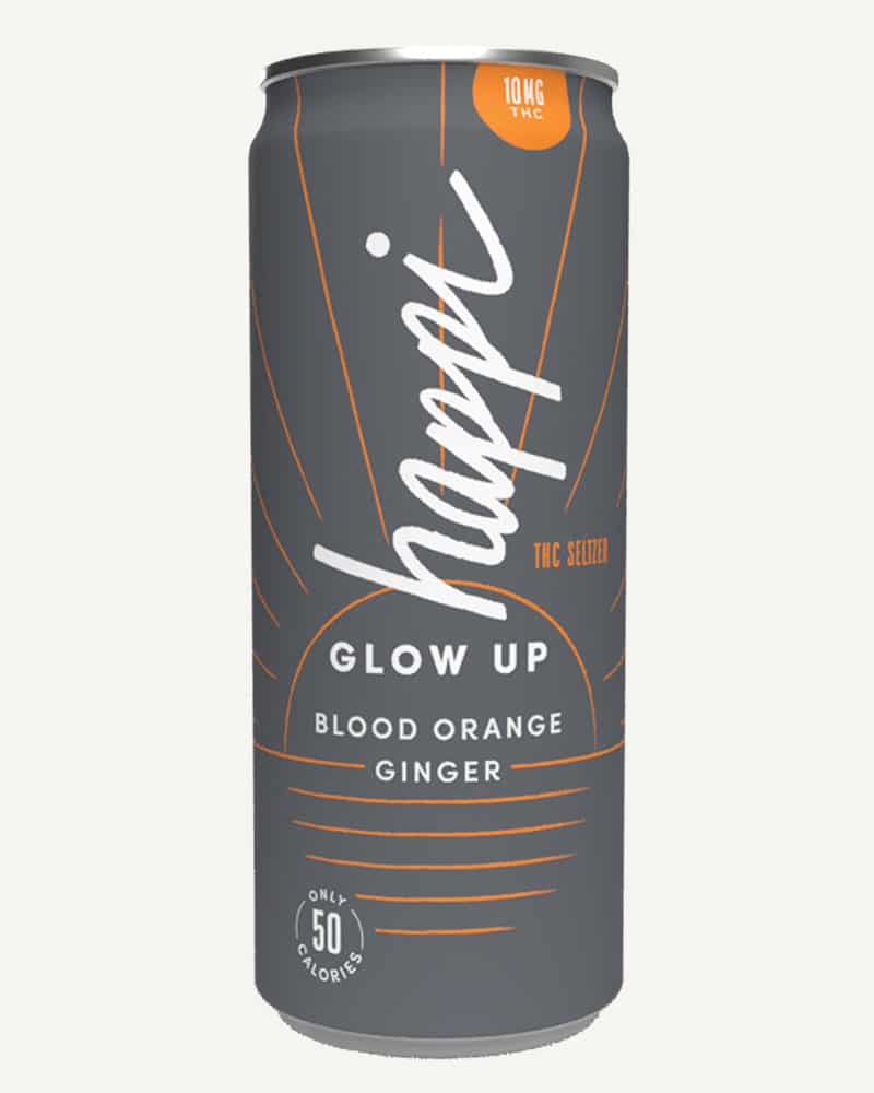 Glow Up- Blood Orange Ginger 10 MG Seltzer